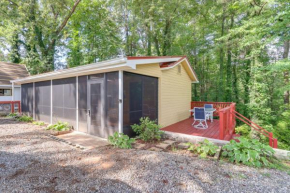 Cozy Blairsville Studio with Deck 15 Yards to Lake!